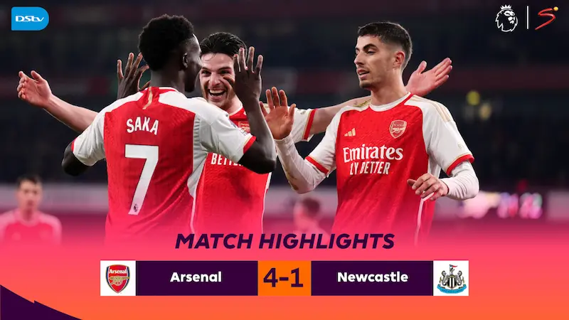Arsenal vs Newcastle: Màn Trình Diễn Ấn Tượng Tại Vòng 26 NHA
